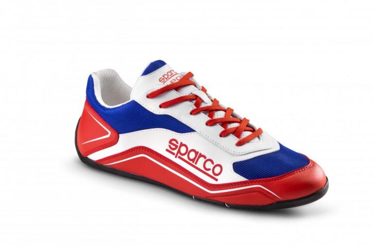 Sparco boty S-POLE (vel. 43, červeno-modro-bílé)