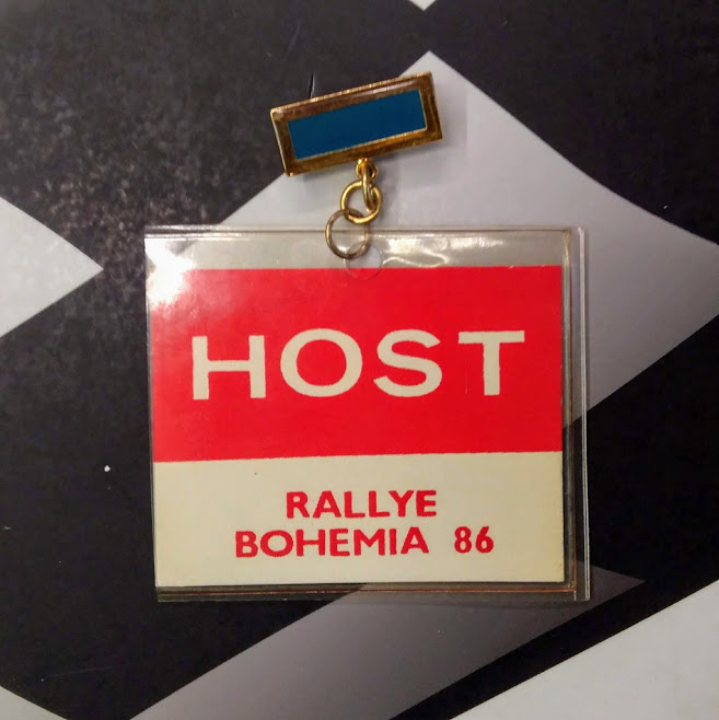 Visačka HOST Rallye Bohemia 1986